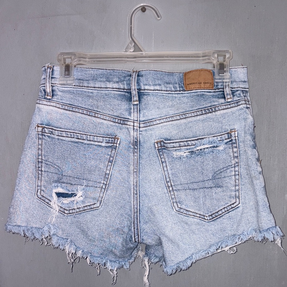 American Eagle Outfitters Light Blue Jean Shorts - Picture 3 of 4